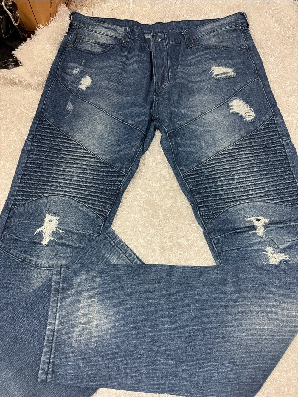 True religion mens Rocco jeans relaxed skinny size 38